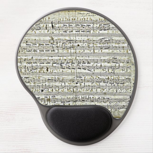 Chopin's "Polonaise" Gel Mouse Pad (Front)