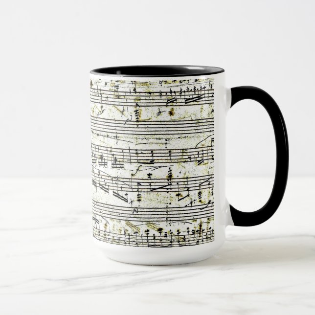 Chopin's "Polonaise" Mug (Right)
