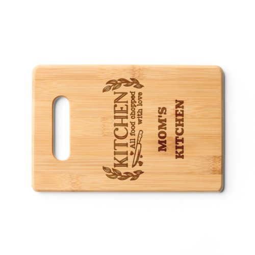 Chopped with Love  Cutting Board