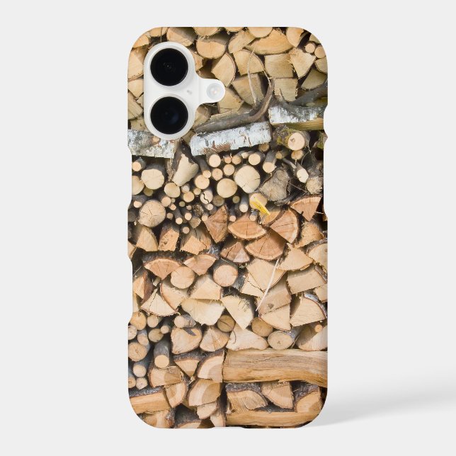 Chopped wood on a pile Case-Mate iPhone case (Back)