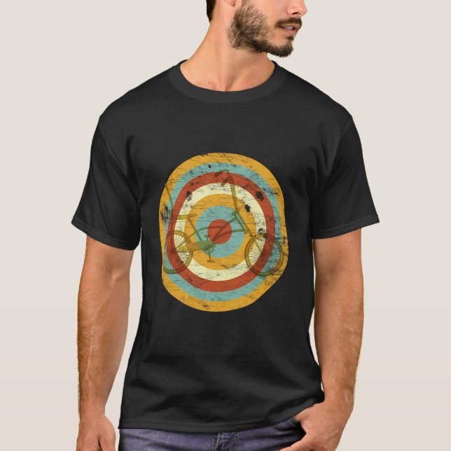 Chopper Bicycle With Sissy Bar And Banana Seat T-Shirt (Front)