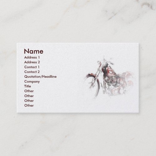 Chopper Business Card
