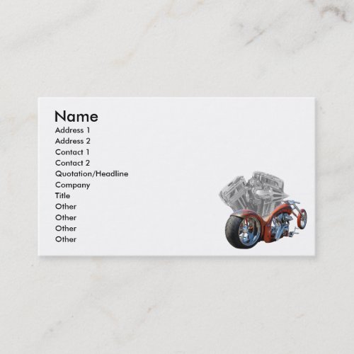 Chopper Business Cards