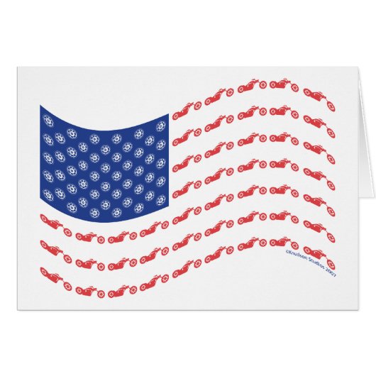 Chopper-Flag-Wave Cards (Front Horizontal)