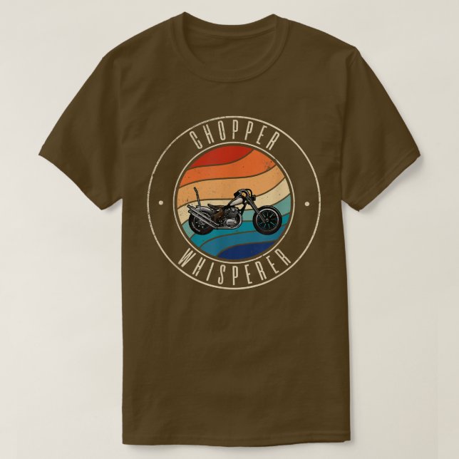 Chopper Motocycle Whisperer  T-Shirt (Design Front)