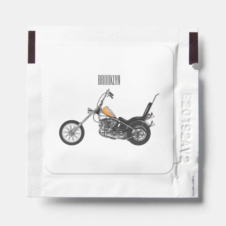 Chopper Motorcycle 1950 cartoon illustration Hand Sanitizer Packet | Zazzle Chopper Motorcycle 1950 cartoon illustration Hand Sanitizer Packet | Zazzle