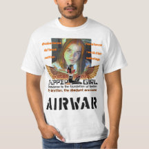 Choppergirl Disobedience = Freedom T-shirt