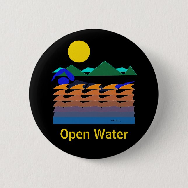 Choppy Swim Button (Front)