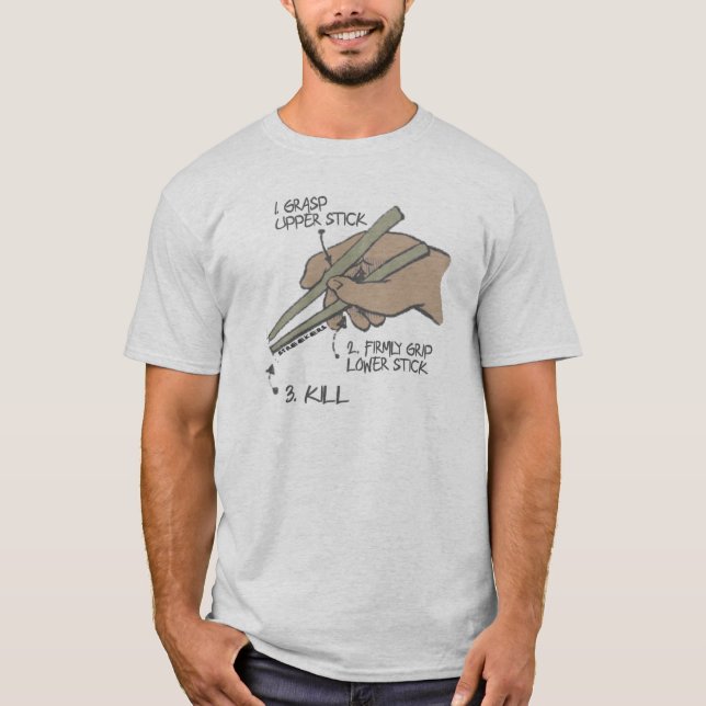 Chopstick Ninja T-Shirt (Front)