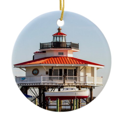 Choptank River Lighthouse Ceramic Ornament
