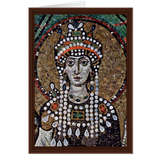 Chor Mosaics At San Vitale In Ravenna, Szene: Empr (Front)