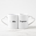 Choral Lovers Couple Gift - Alto | Soprano Coffee Mug Set<br><div class="desc">The perfect gift for the choir couple in your life - or treat yourself!</div>