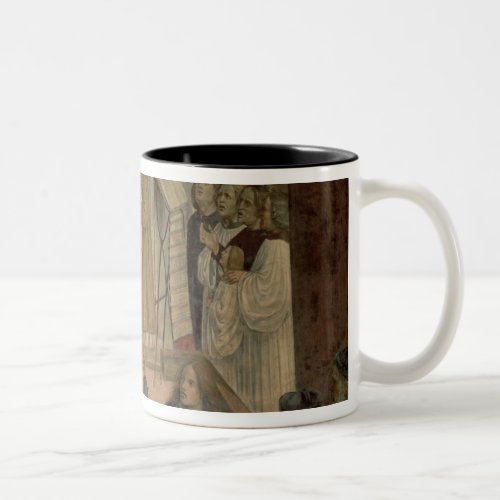 Choral Scene from the Life of St Benedict fresc Two_Tone Coffee Mug