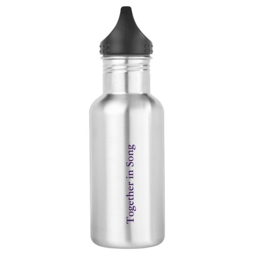 Chorale Logo Water bottle with Tagline