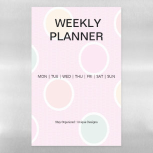 Chore Chart   Fridge Planner  Custom Fridge Magnet Magnetic Dry Erase Sheet