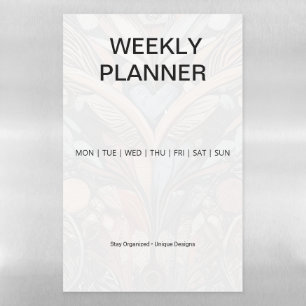 Chore Chart Fridge Planner Custom Fridge Magnet Magnetic Dry Erase Sheet