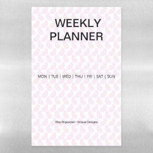 Chore Chart Fridge Planner Custom Fridge Magnet Magnetic Dry Erase Sheet