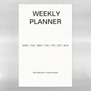 Chore Chart Fridge Planner Custom Fridge Magnet Magnetic Dry Erase Sheet