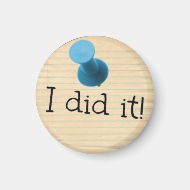 chore chart magnet!!!  job complete!!! magnet (Front)