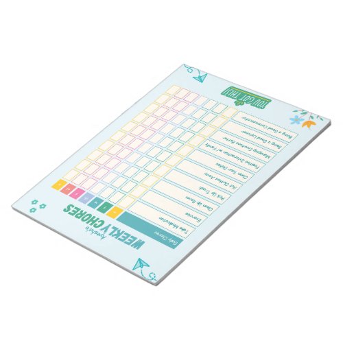 Chore Chart Notepad