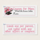 Chore Coupon for Mom (Front & Back)