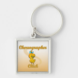 Choreographer Chick Keychain