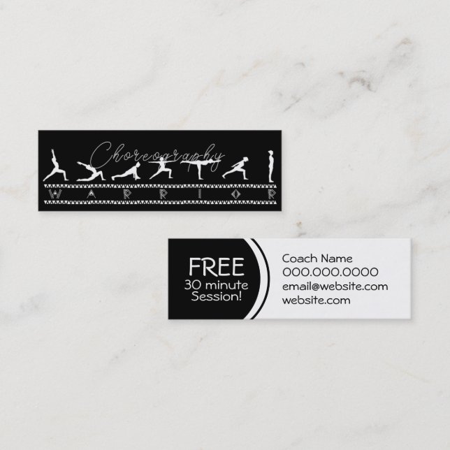 Choreography Business Card (Front/Back)