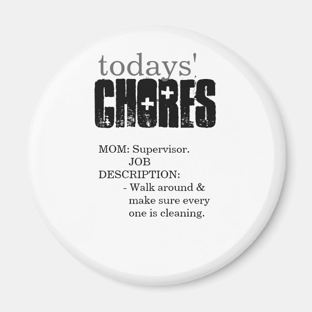 Chores Magnet (Front)