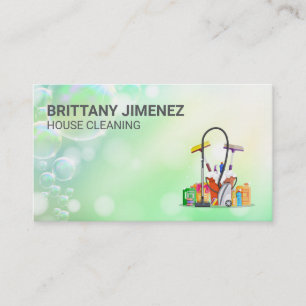 Chores   Soap Bubbles   Maid   Hotel Services Business Card