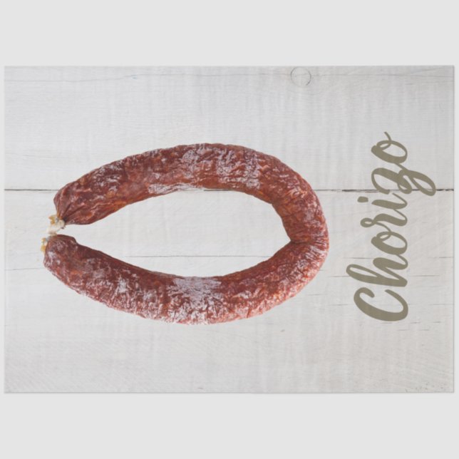 Chorizo Sausage Tissue Paper (Front)