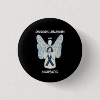 Choroidal Melanoma Awareness Ribbon Angel Pin