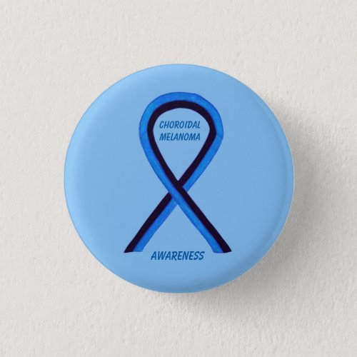 Choroidal Melanoma Awareness Ribbon Angel Pin