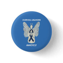 Choroidal Melanoma Awareness Ribbon Angel Pin