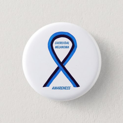 Choroidal Melanoma Awareness Ribbon Angel Pin