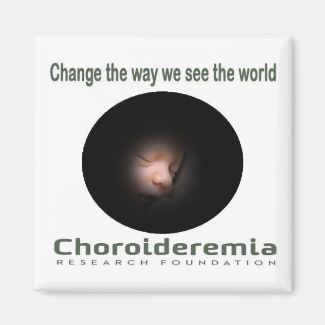 Choroideremia  Change the we see the world -Magnet Magnet (Front)