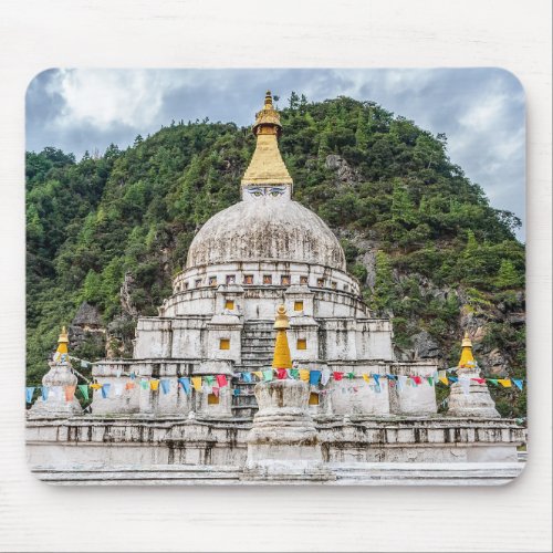 Chorten Kora _ Eastern Bhutan Himalaya Asia Mouse Pad