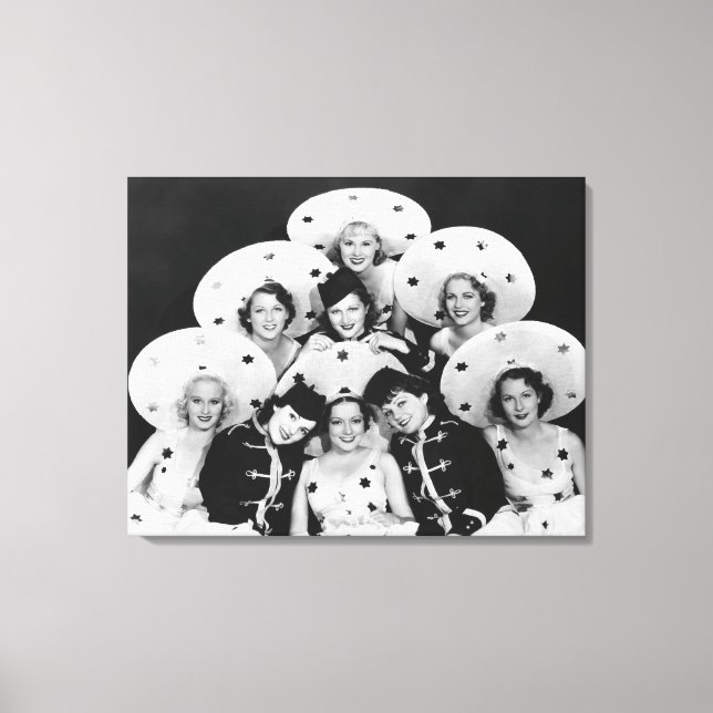 Chorus Girls Group Canvas Print - 1706461.jpg (Front)
