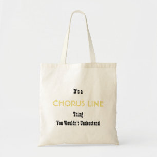 Chorus Line Tote Bag