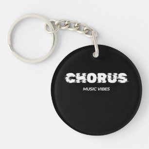 Chorus - Music Vibes Keychain