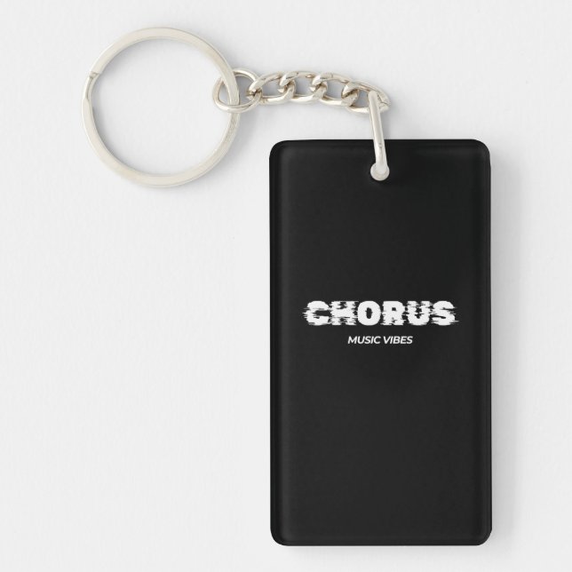 Chorus - Music Vibes Keychain (Front)