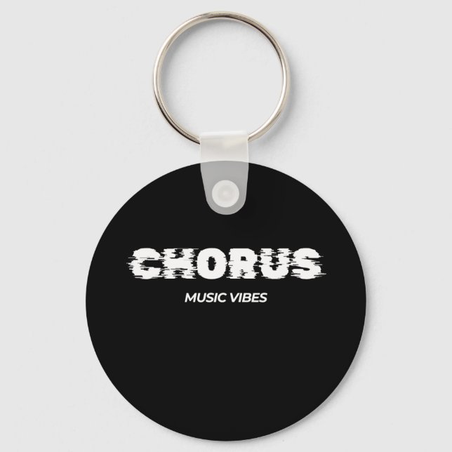 Chorus - Music Vibes Keychain (Front)