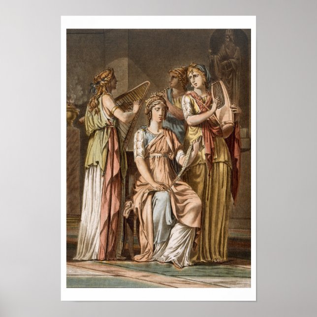 Chorus of Israelite Women, costumes for 'Esther' b Poster (Front)
