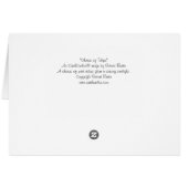 Chorus of Tulips Cards (Back Horizontal)