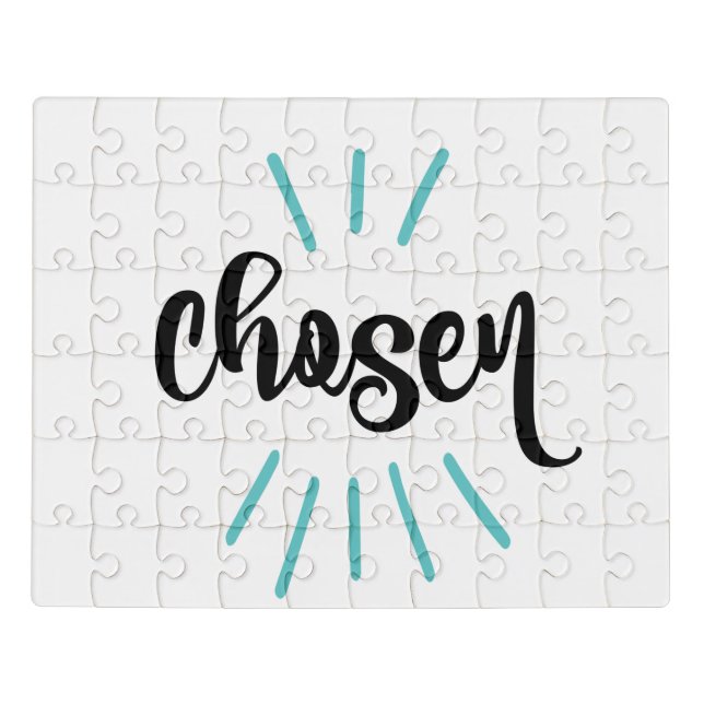 Chosen Blue Infant Kids Adoption Day Jigsaw Puzzle (Puzzle Horizontal)