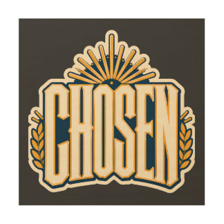 Chosen Christian Design Faith-Based Inspirational Wood Wall Art
