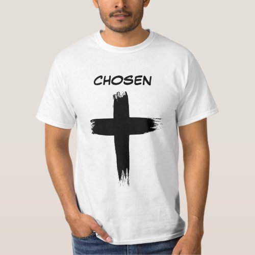 CHOSEN CROSS Christian T_Shirt
