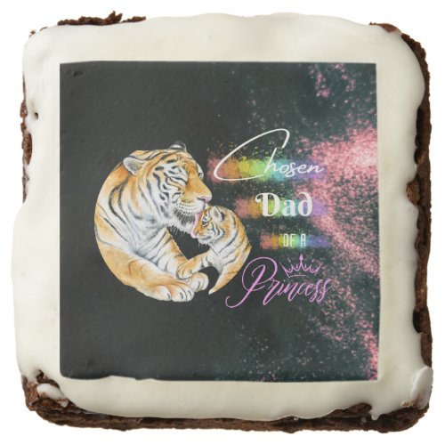 Chosen Dad of a Princess  LGBTQ  Tiger Brownie