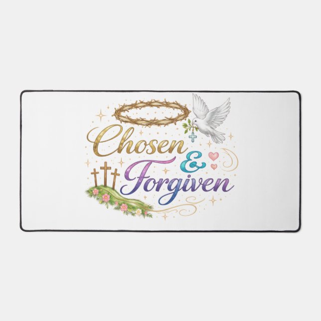 Chosen & Forgiven Desk Mat (Front)