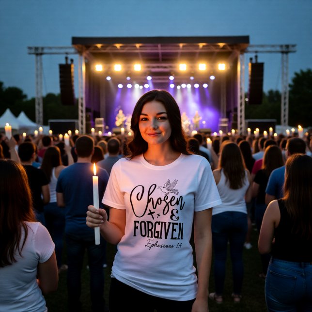 Chosen & Forgiven Ephesians 1:4 Identity Tri-Blend Shirt (Creator Uploaded)