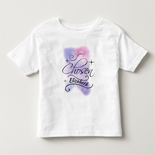 Chosen Foster Care Adoption Theme Personalized Toddler T_shirt